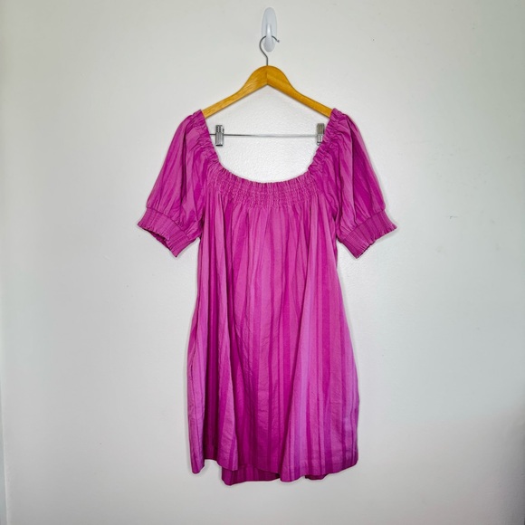 NWT Free People Pink Mila Mini Dress Size XL - Picture 3 of 9